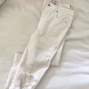 Free People White Jeans